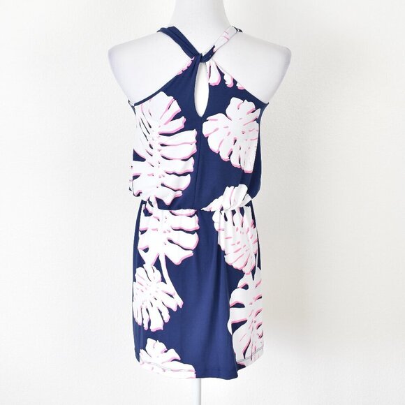 Tori Richard Fia Halter Palm Printed Dress - XS - Picture 5 of 8
